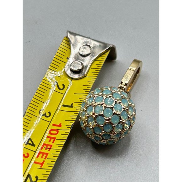 Vintage Swarovski Pin Brooch with Detachable Charms Pendants Loaded Dangling Pin - Picture 12 of 13
